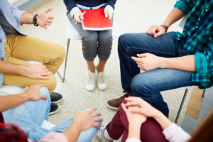 group therapy in rehab