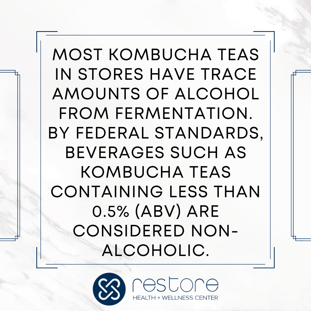 alcohol content kombucha tea